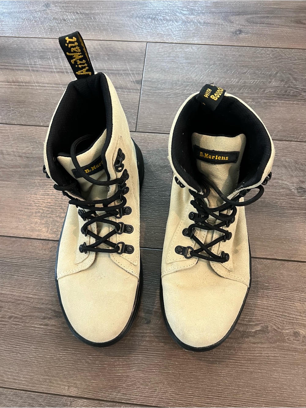 Dr. Martens Women's Combs Poly Casual Boots Combat Sz 8